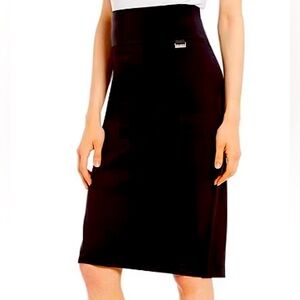 Calvin Klein Black Power Stretch Pencil Skirt, Size XS